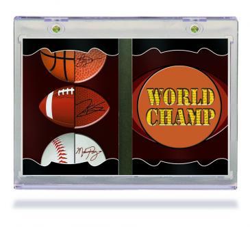 Vertical Booklet Card Holder - UV One Touch