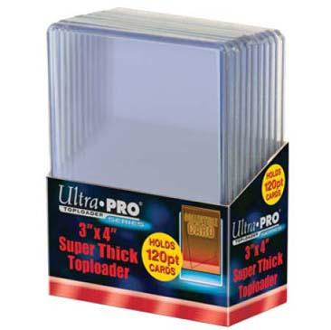 3 X 4 Super Thick 120PT Toploader