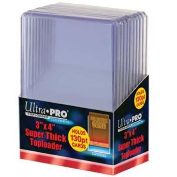 3 X 4 Super Thick 130PT Toploader