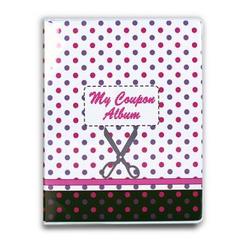 4-Pocket Coupon Organizer Portfolio - Polka Dots