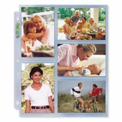 3-Hole Photo Page for 3  x 5  Prints (300ct Bulk)