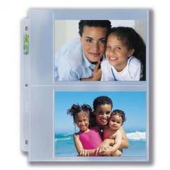 3-Hole Photo Page for 5 x 7 Prints (300ct Bulk)