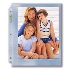 3-Hole Photo Page for 8 x 10Prints (300ct Bulk)