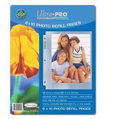 3-Hole Photo Page Pack for 8 x 10 Prints 10ct