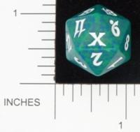 Magic Spindown Die - 10th Edition - Green