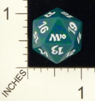 Magic Spindown Die - 2010 Core Set - Green