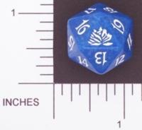 Magic Spindown Die - Black Lotus - Blue