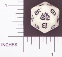 Magic Spindown Die - Black Lotus - White