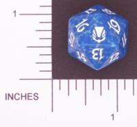 Magic Spindown Die - Darksteel - Blue