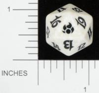 Magic Spindown Die - Morningtide - White