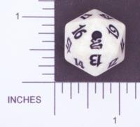 Magic Spindown Die - Odyssey - White