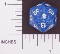 Magic Spindown Die - Saviors of Kamigawa - Blue