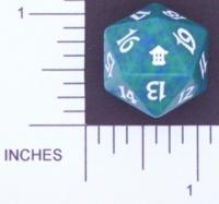 Magic Spindown Die - Saviors of Kamigawa - Green