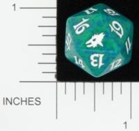 Magic Spindown Die - Scourge - Green