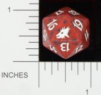 Magic Spindown Die - Scourge - Red