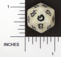 Magic Spindown Die - Torment - White