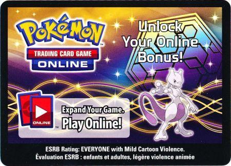 Mewtwo Collectors Tin Code Card