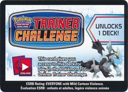 Boundaries Crossed Black Kyurem Theme Deck Code Card