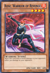 Rose Warrior of Revenge - Blue - DL16-EN005 - Rare - Unlimited Edition