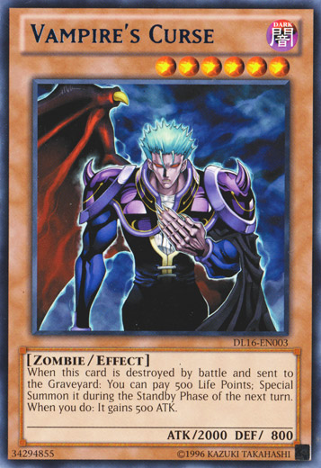 Vampires Curse - Blue - DL16-EN003 - Rare - Unlimited Edition
