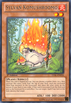 Sylvan Komushroomo - LVAL-EN016 - Rare - Unlimited Edition
