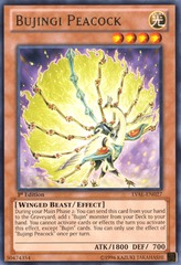 Bujingi Peacock - LVAL-EN027 - Rare - Unlimited Edition