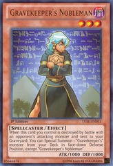 Gravekeeper's Nobleman - LVAL-EN031 - Ultra Rare - Unlimited Edition