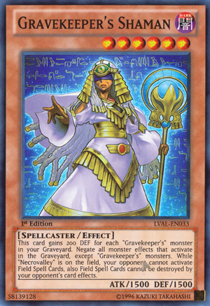 Gravekeepers Shaman - LVAL-EN033 - Super Rare - Unlimited Edition