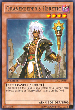 Gravekeepers Heretic - LVAL-EN084 - Rare - Unlimited Edition