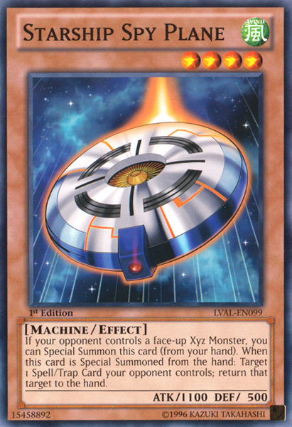 Starship Spy Plane - LVAL-EN099 - Common - Unlimited Edition