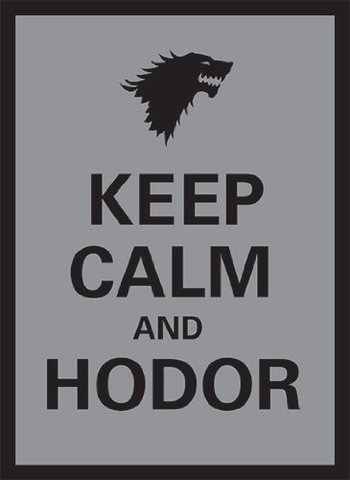 Legion Keep Calm and Hodor Sleeves 50ct