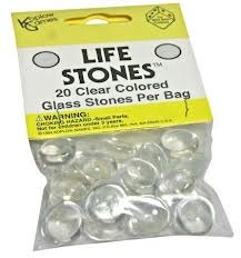 Life Stones - Clear (20ct)