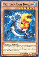 Frost and Flame Dragon - Green - DL15-EN005 - Rare - Unlimited Edition