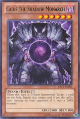 Caius the Shadow Monarch - Green - DL15-EN006 - Rare - Unlimited Edition