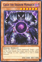 Caius the Shadow Monarch - Purple - DL15-EN006 - Rare - Unlimited Edition