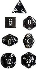 Translucent Smoke / White Set of 7 Dice - CHX23008