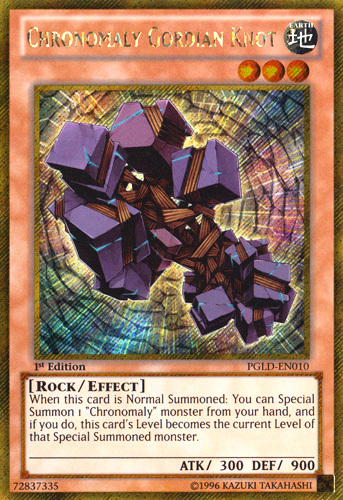 chronomaly yugioh deck Ancient Technology by BDSceptyr on DeviantArt Chronomaly Gordian Knot - PGLD-EN010