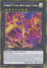 Number C6: Chronomaly Chaos Atlandis - PGLD-EN018 - Gold Secret Rare - 1st Edition