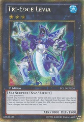 Tri-Edge Levia - PGLD-EN026 - Gold Secret Rare - 1st Edition