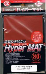 KMC Hyper Matte Red Sleeves (80ct)