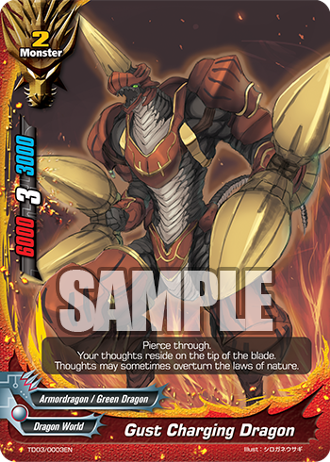 Gust Charging Dragon - TD03/0003 - C