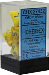 7 Vortex Yellow w/Blue Dice Block - CHX27432