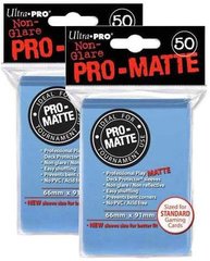 100ct Pro-Matte Light Blue Standard Deck Protectors