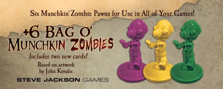 +6 Bag O Munchkin Zombies
