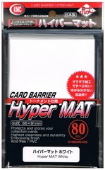 KMC Hyper Matte White Sleeves (80ct)