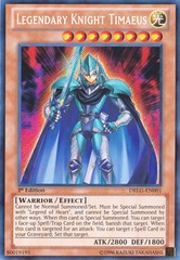 Legendary Knight Timaeus - DRLG-EN001 - Secret Rare - 1st Edition