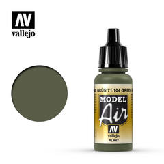 Vallejo Model Air - Acrylic Green RLM62 - VAL71104 - 17ml