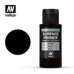 Vallejo Surface Primer - Black - VAL73602 - 60ml