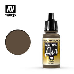 Vallejo Model Air - Camouflage Medium Brown - VAL71038 - 17ml