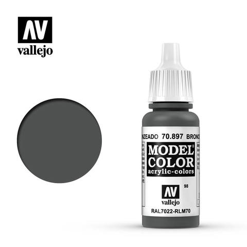 VAL70897 Vallejo Model Color Bronze Green 17ml (098)